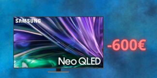 Smart TV SAMSUNG scontata di 600 euro oggi su Amazon