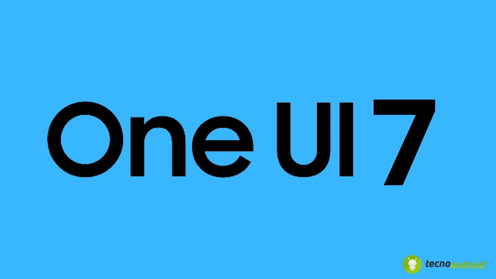 One UI 7: arrivano i principali dettagli 