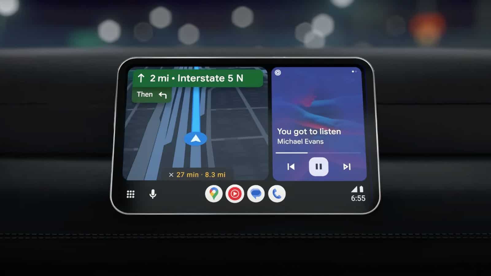 Google Assistant, nuovo design per Android Auto