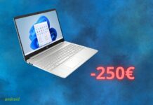 Notebook HP con sconto di 250 euro su Amazon: l'OFFERTA da pazzi