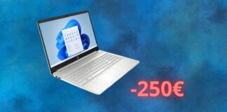 Notebook HP con sconto di 250 euro su Amazon: l'OFFERTA da pazzi