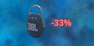 JBL Clip 5: sconto del 33% su Amazon per l'altoparlante bluetooth