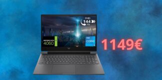 HP Victus, il notebook da GAMINNG a basso prezzo su AMAZON