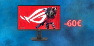 Monitor da gaming ASUS ROG: sconto PAZZESCO attivo su Amazon