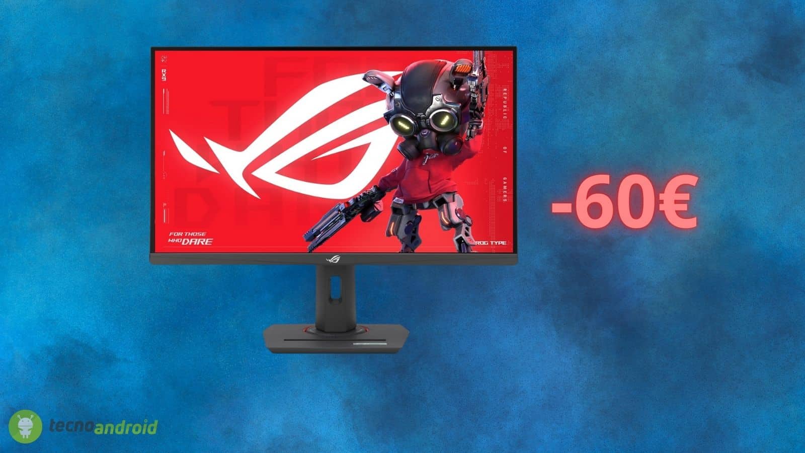 Monitor da gaming ASUS ROG: sconto PAZZESCO attivo su Amazon