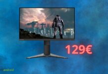 Monitor LENOVO costa solo 129 euro: gaming per tutti su AMAZON