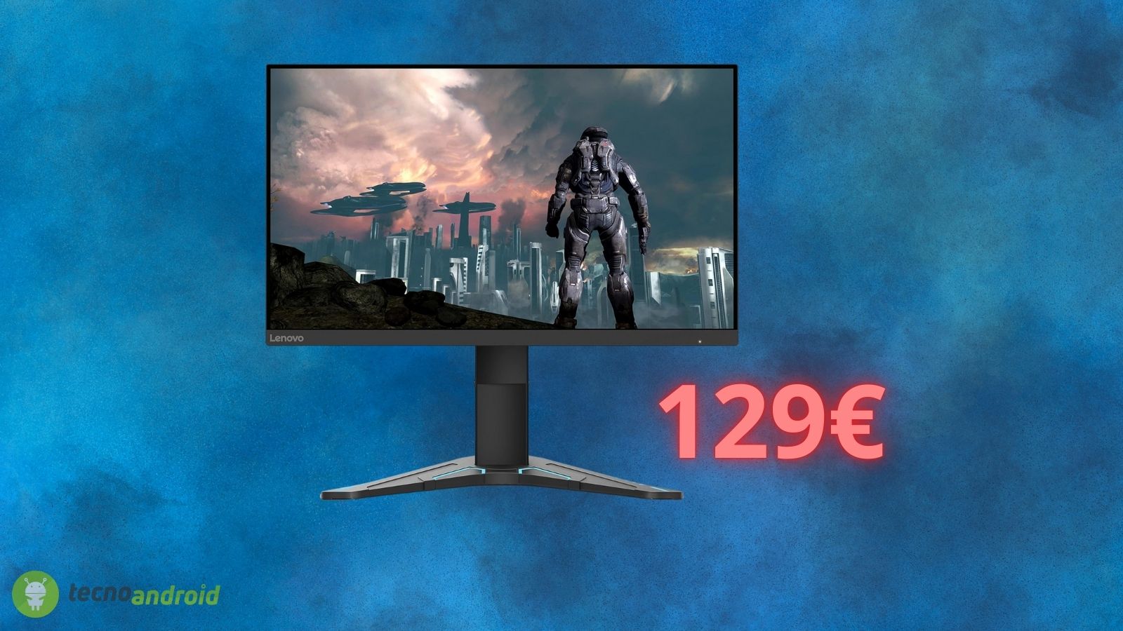 Monitor LENOVO costa solo 129 euro: gaming per tutti su AMAZON