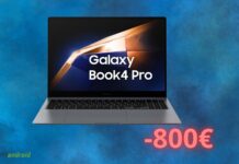 Samsung Galaxy Book4 Pro in offerta di 800 euro: CORRETE subito su Amazon