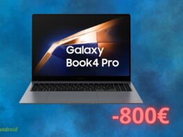 Samsung Galaxy Book4 Pro in offerta di 800 euro: CORRETE subito su Amazon