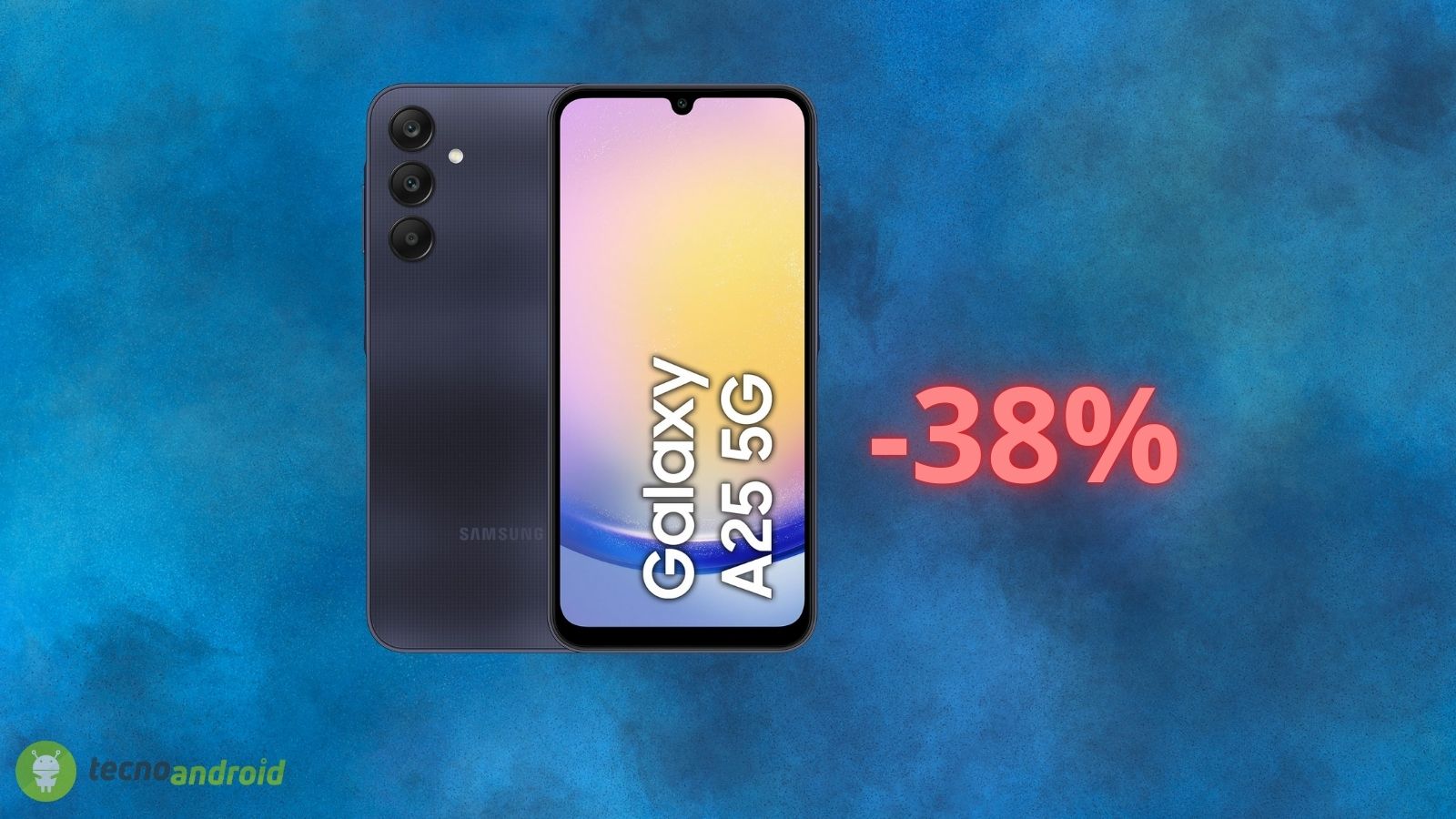 Samsung Galaxy A25 non è mai costato così POCO su Amazon: sconto del 38%