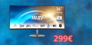 Monitor MSI Pro a prezzo da saldo su Amazon: il gaming è per tutti