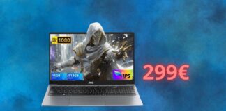 Notebook a meno di 300 euro: l'OFFERTA da non perdere su AMAZON