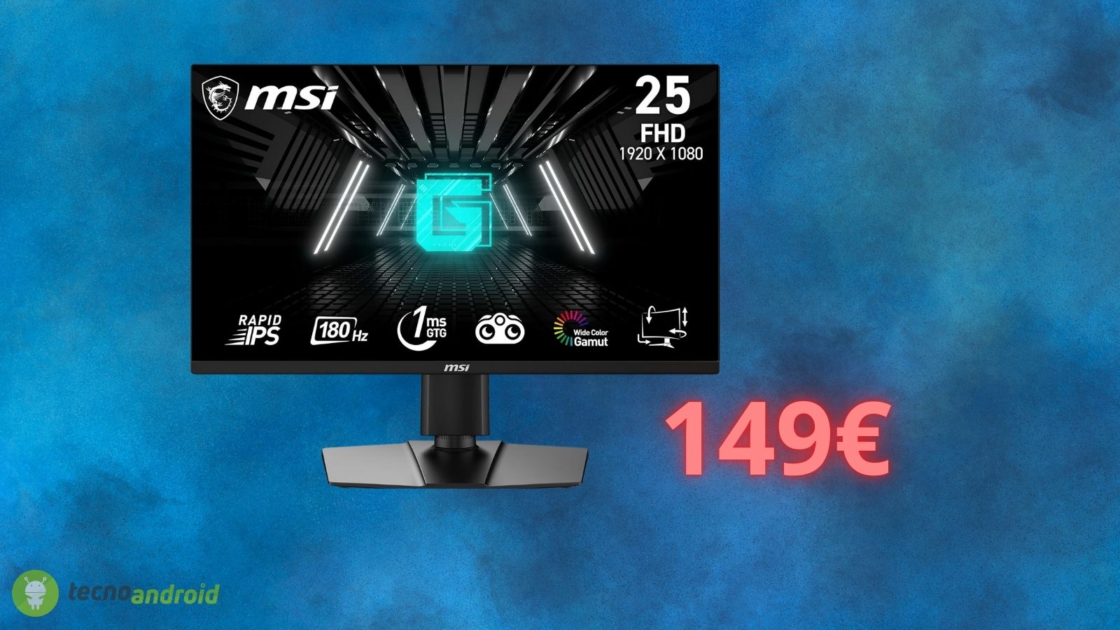 Monitor MSI da gaming a 149 euro: un'OFFERTA FOLLE su Amazon