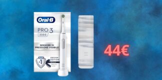 Spazzolino elettrico ORAL-B a meno di 50 euro solo oggi su Amazon