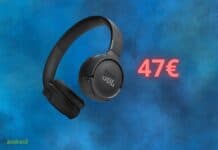 JBL Tune 520BT: le cuffie a padiglione sono a meno di 50 euro su Amazon