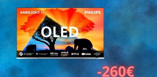 Smart TV PHILIPS: OLED con sconto di 260 euro su Amazon