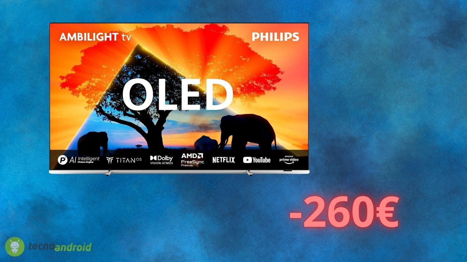 Smart TV PHILIPS: OLED con sconto di 260 euro su Amazon