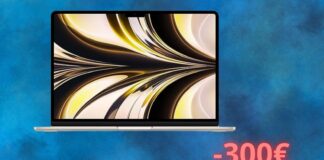 Apple MacBook Air: ecco lo sconto di 300 euro su AMAZON