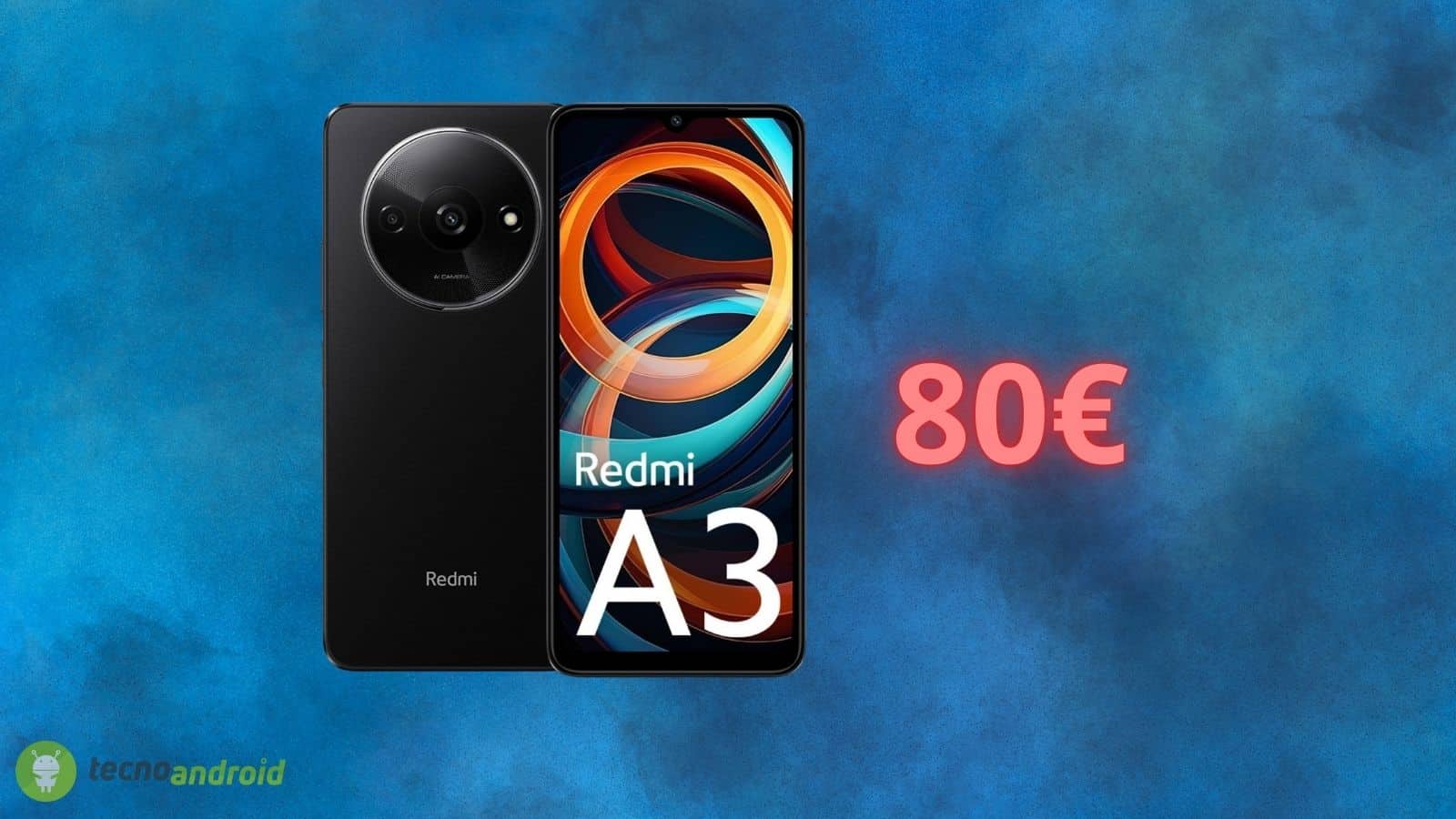 Xiaomi Redmi A3 costa solo 80 euro su Amazon