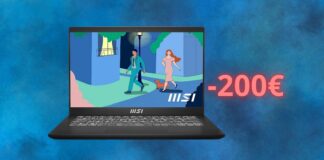 Notebook MSI con SCONTO di 200 euro su AMAZON: che offerta