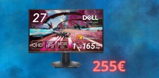 Monitor DELL da gaming scontato di 100 euro: ottima PROMOZIONE AMAZON