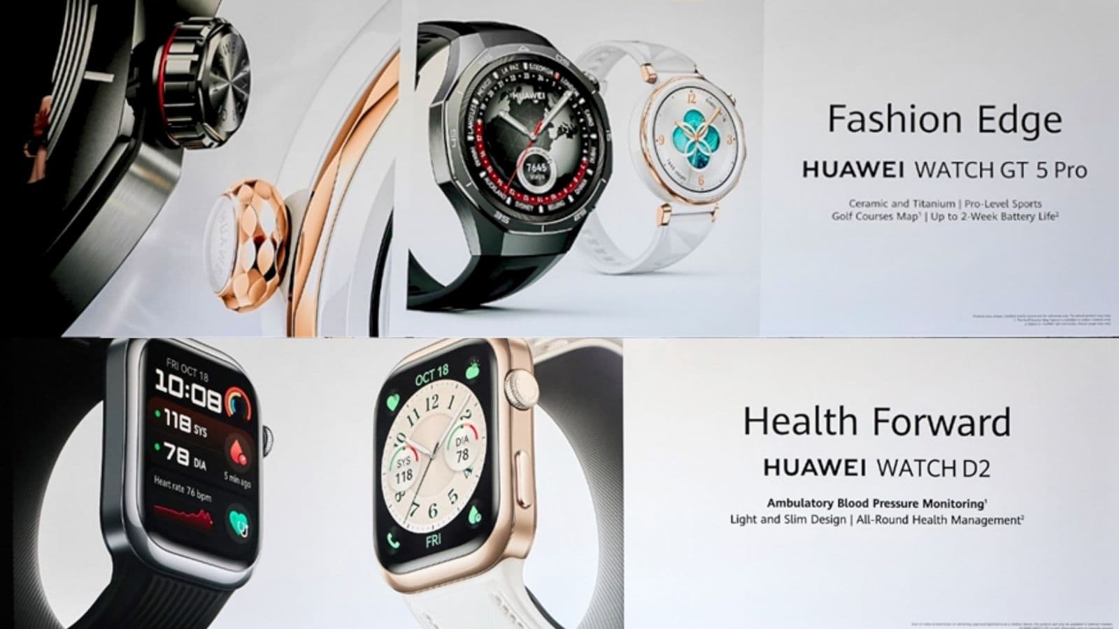  Huawei svela i nuovi wearable a Barcellona: più stile ed innovazione