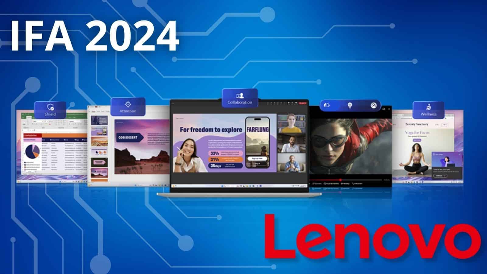 Lenovo all'IFA 2024: rivoluzione PC AI e partnership globali