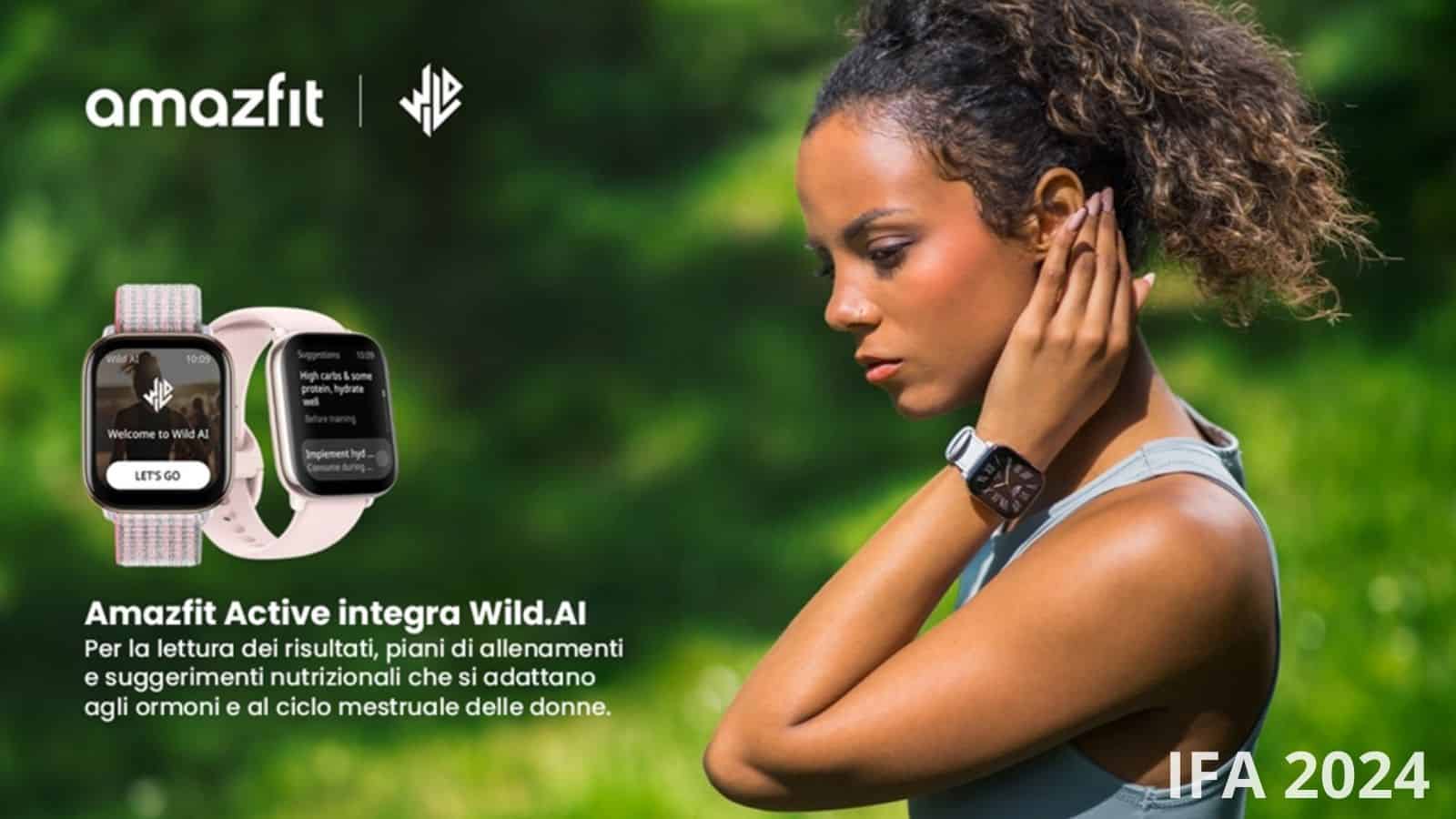 Zepp Health all'IFA 2024: smartwatch Amazfit per il benessere femminile