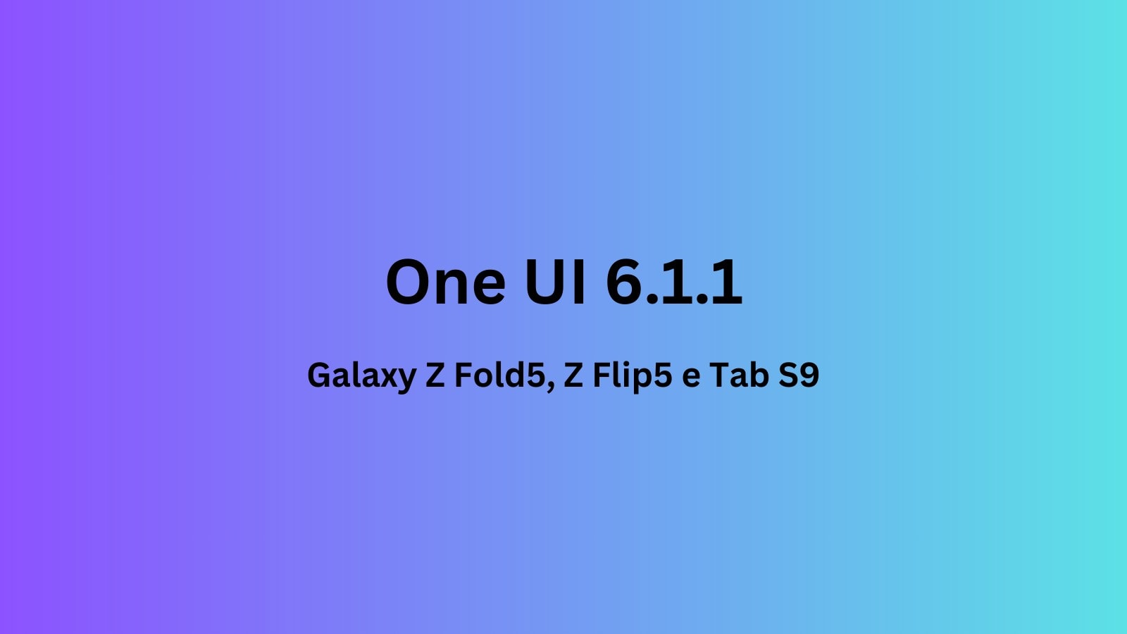 One UI 6.1.1