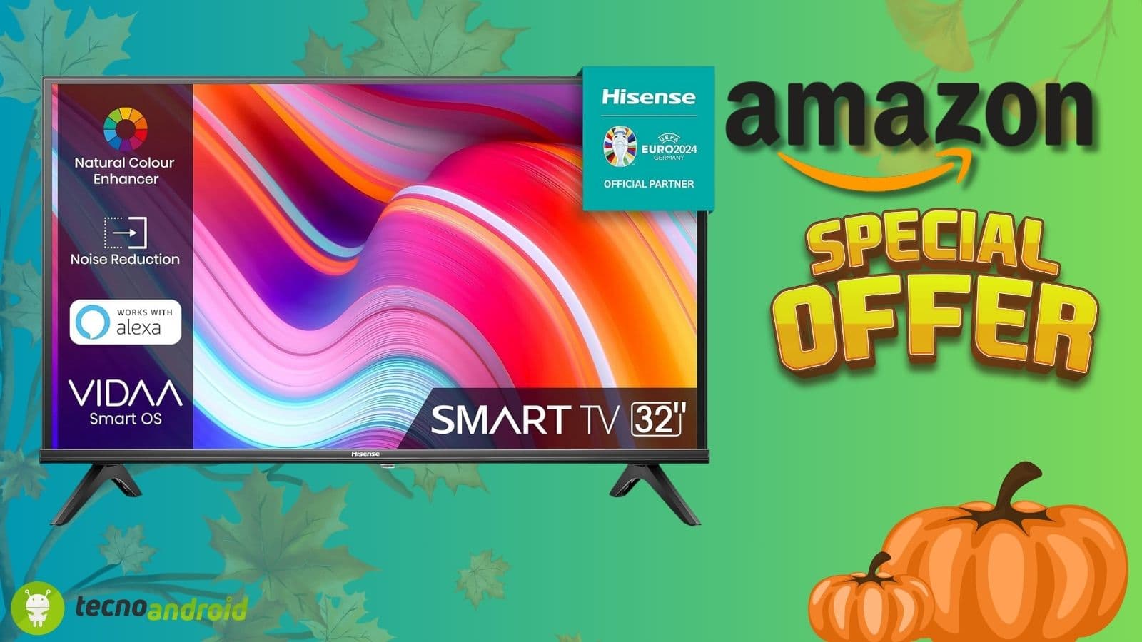 Amazon IMPAZZISCE: Smart TV Hisense ad un prezzo IMPERDIBILE