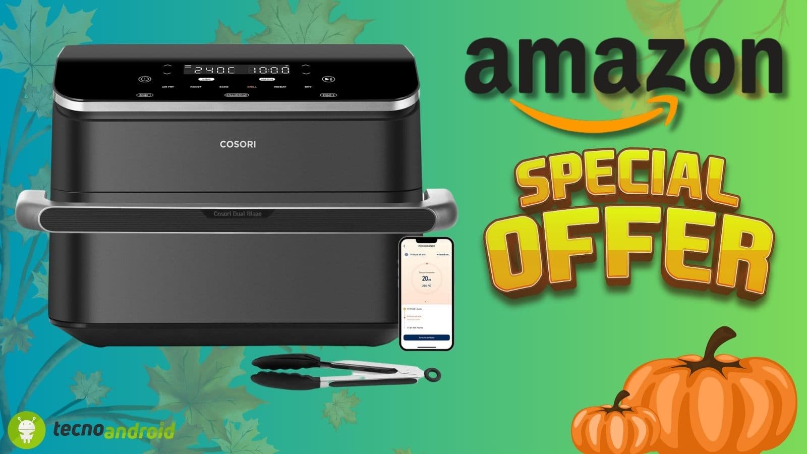 Amazon Prime Festa: SCONTO ESCLUSIVO su Friggitrice ad aria COSORI