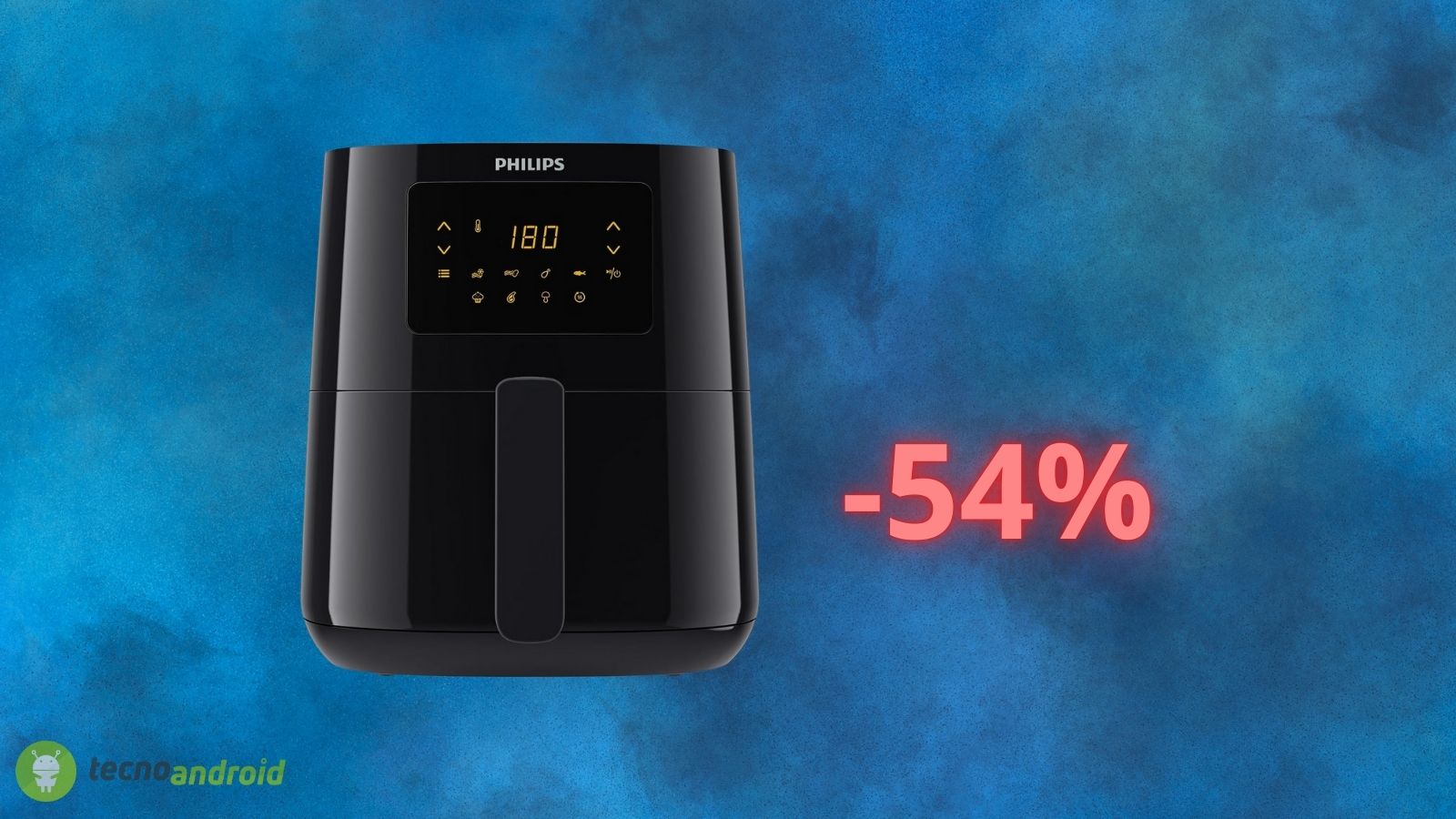 Friggitrice ad aria PHILIPS in offerta del 54% su Amazon solo oggi