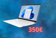 Notebook HP a 350 euro: un'OFFERTA unica su Amazon