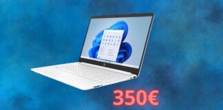 Notebook HP a 350 euro: un'OFFERTA unica su Amazon