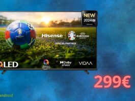 Hisense: la Smart TV costa meno di 300 euro su Amazon