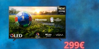 Hisense: la Smart TV costa meno di 300 euro su Amazon