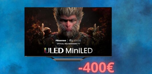 Hisense, la SMART TV è scontata di 400 euro su Amazon