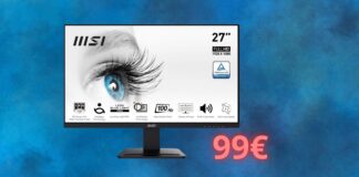 Monitor MSI PRO a meno di 100€: offerta SHOCK su Amazon