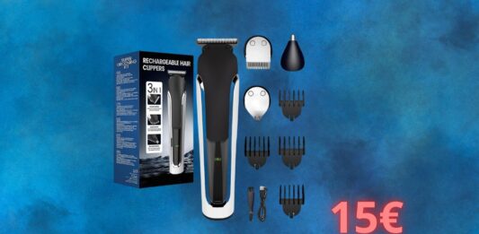 Tagliacapelli 3in1 a prezzo SHOCK su Amazon: costa solo 15 euro