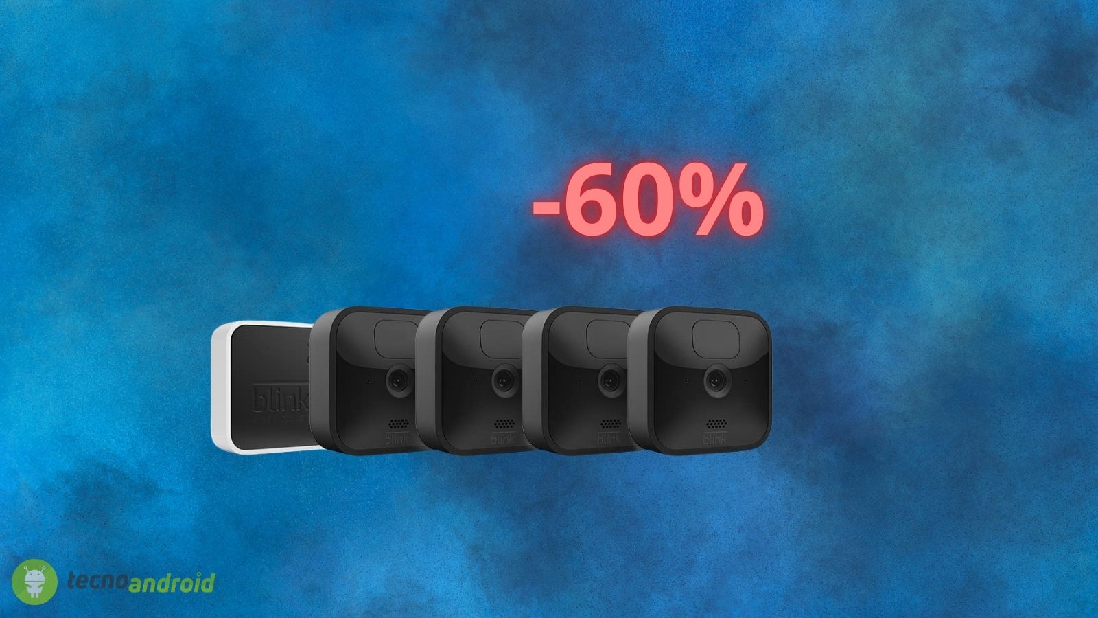 Telecamera Amazon Blink Outdoor in offerta con sconto del 60% per poco tempo