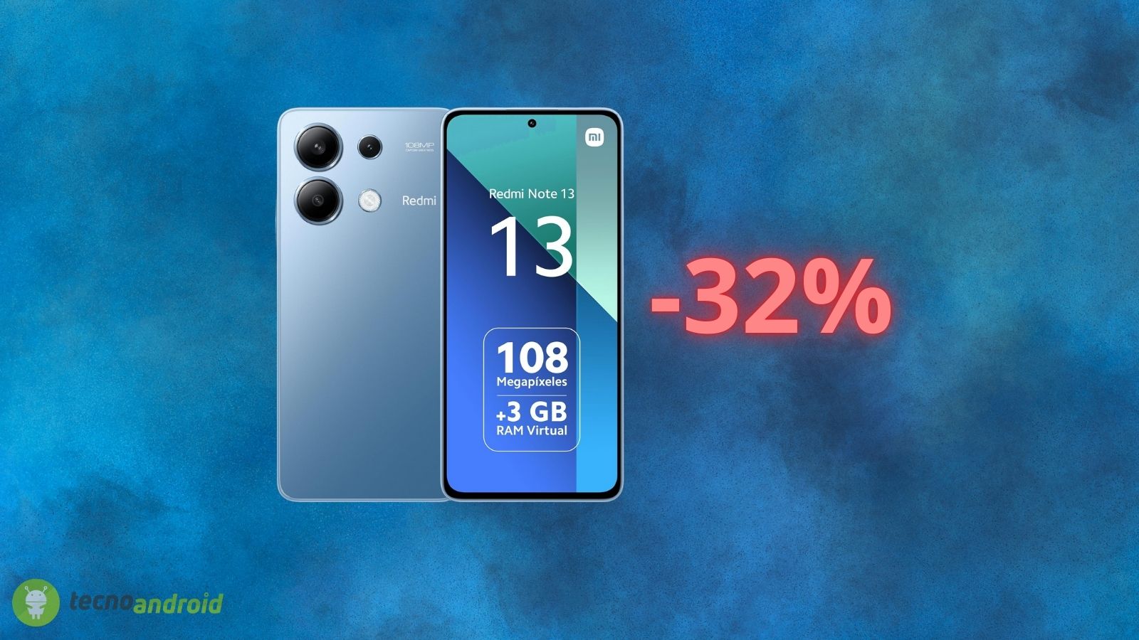 Xiaomi Redmi Note 13: prezzo SOTTOCOSTO oggi su Amazon