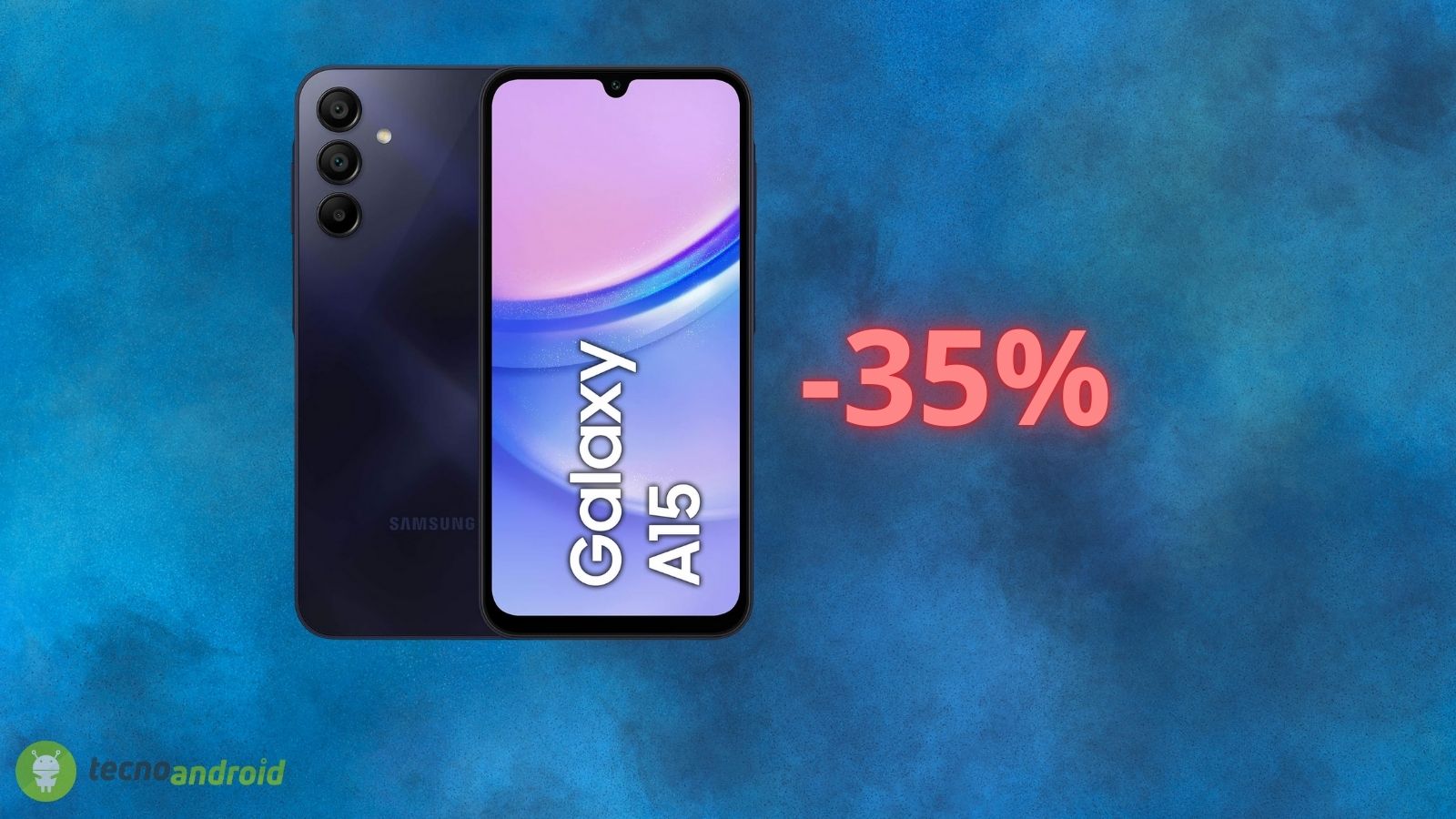 Samsung Galaxy A15 è in super OFFERTA su Amazon: costa il 35% in meno