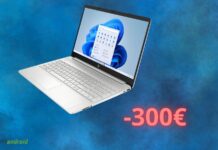 Amazon IMPAZZISCE con lo sconto di 300 euro sul notebook HP