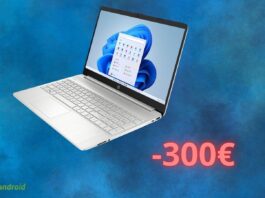 Amazon IMPAZZISCE con lo sconto di 300 euro sul notebook HP