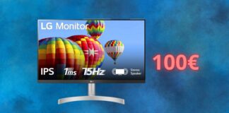 Monitor LG a soli 100 euro: un AFFARE con l'Amazon Prime Day