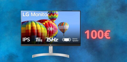 Monitor LG a soli 100 euro: un AFFARE con l'Amazon Prime Day