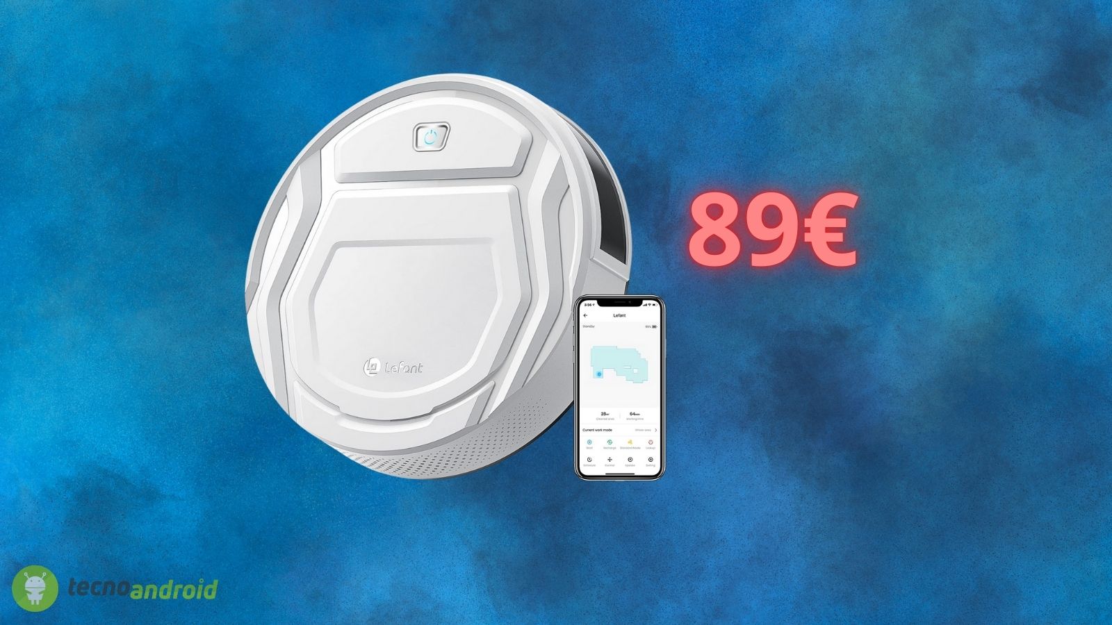 Robot aspirapolvere: l'offerta da 89 euro su AMAZON è FOLLE