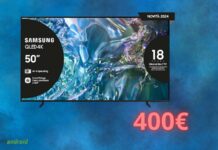 Samsung: la smart TV costa solo 400 euro su Amazon