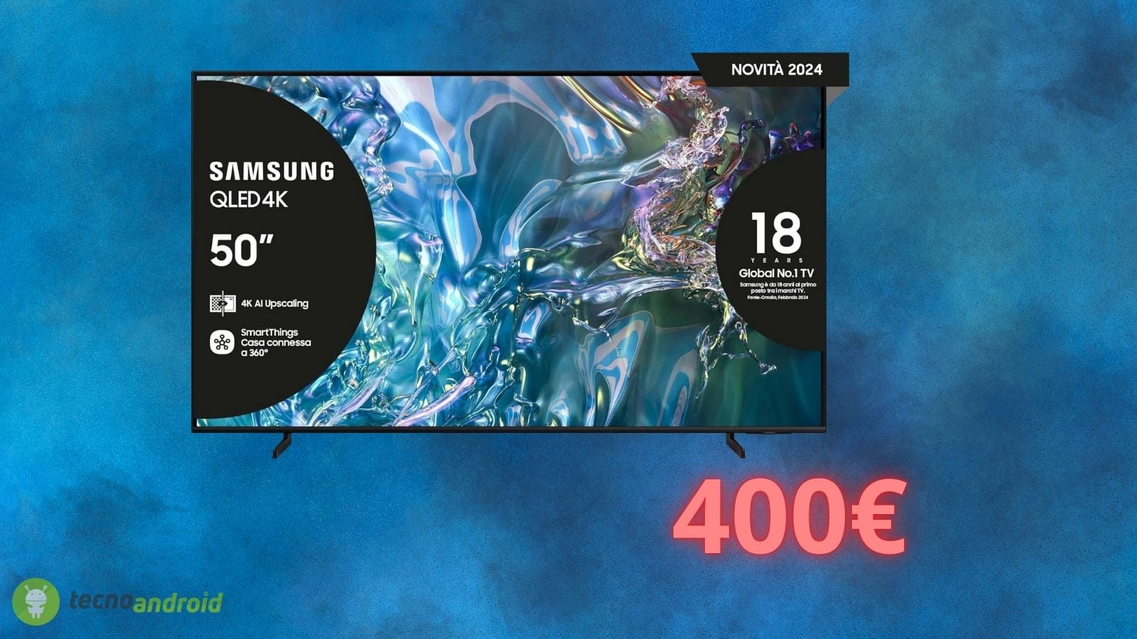 Samsung: la smart TV costa solo 400 euro su Amazon