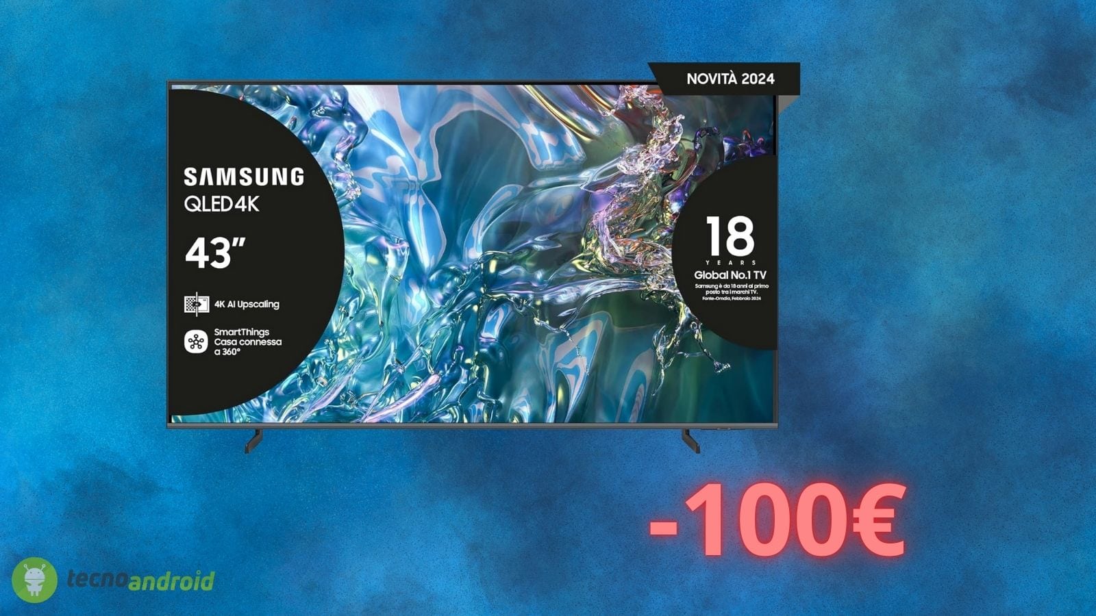 Samsung: la SMART TV costa più di 100 euro in meno su AMAZON